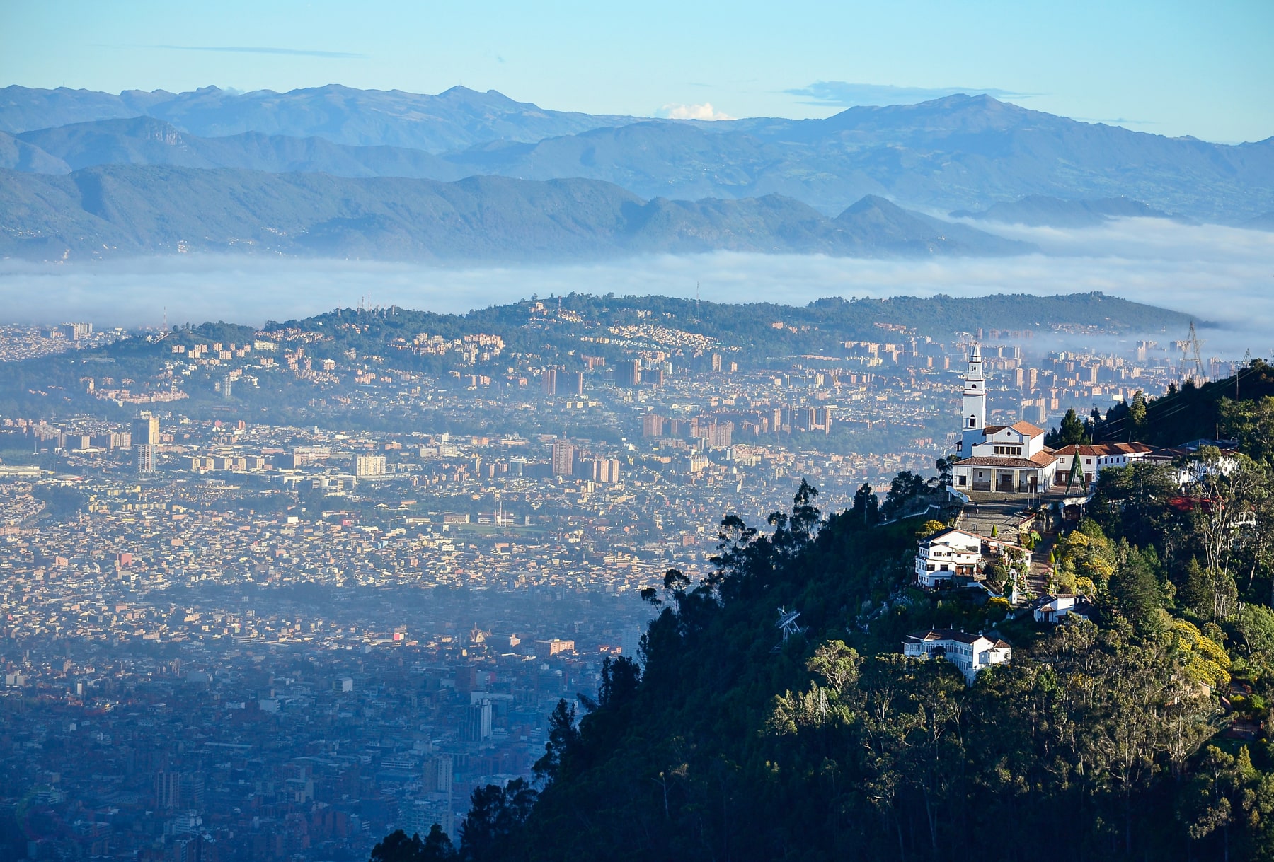 Colombia Bogotá panorama