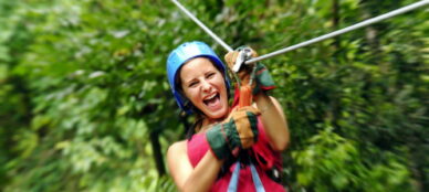 Zip-lining adventure