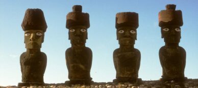 Easter Island Moai Eyes Copyright David Horwell