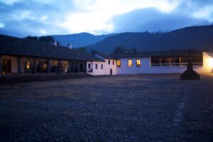 Hacienda Zuleta Otavalo courtyard